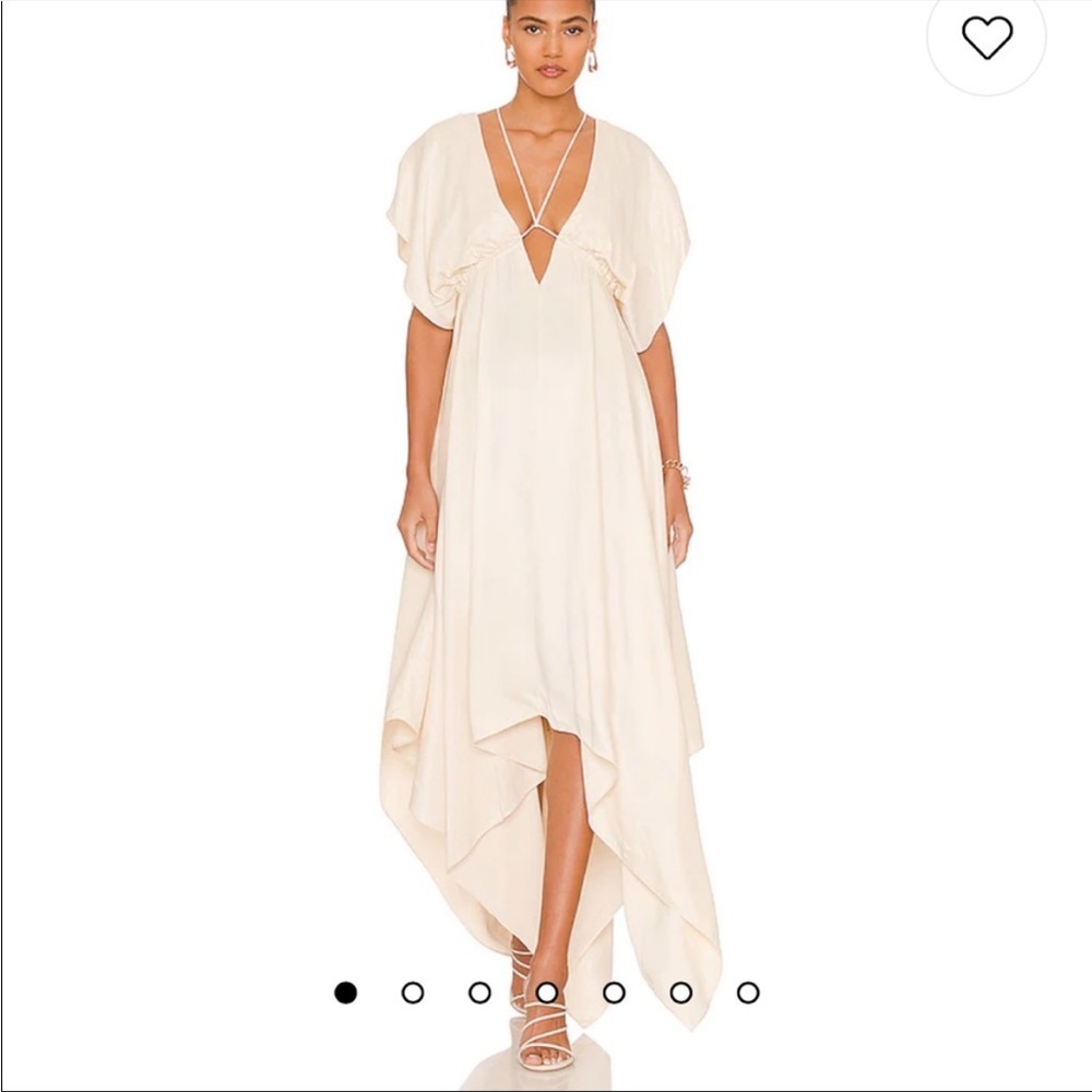 L'Academie Arav Midi Dress in Ivory